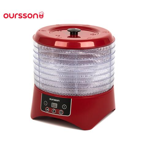 Dehydrator Oursson DH3501D/RD  - Preserve vegetables, fruits and mushrooms. Has 8 capacious drying trays ► Photo 1/6