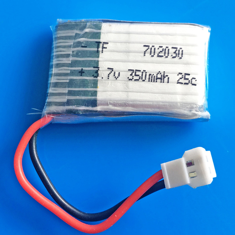 350mAh 3.7V 25C Lipo lithium polymer rechargeable Battery For Hubsan H107 H6C RC Quadcopter Helicopters RC Drone Parts 702030 ► Photo 1/3