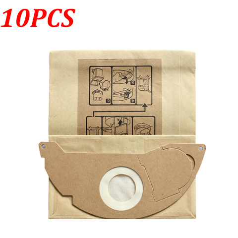 10PCS Vacuum Dust Filter Paper Bag for KARCHER WD2250 A2004 A2054 MV2 Robot Vacuum Cleaner Replacement Parts Accessories ► Photo 1/5