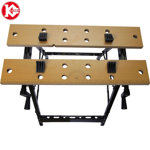 Kalibr VSS-560/100 Folding Work Bench Steel Table Garage Portable Tool fold Workbench for woodworking ► Photo 1/1