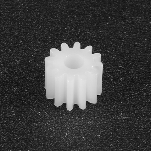Uxcell 10Pcs 8/10/12/16 Teeth 082/102/122/162A 2mm Hole Diameter Plastic Shaft Gear Toy Accessories for DIY Car Robot Motor ► Photo 1/4