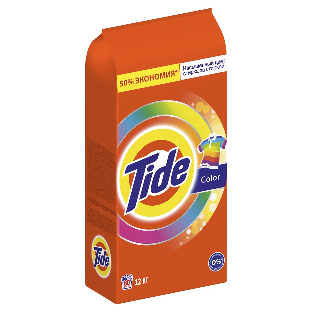 Laundry detergent Tide Automatic Color 80 wash 12 kg. ► Photo 1/1