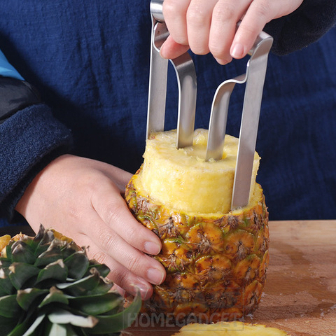 High Quality Stainless Steel Pineapple Corer Fruit Slicer Parer Cutter Kitchen Gadget Fruit Cutting Tool ► Photo 1/5