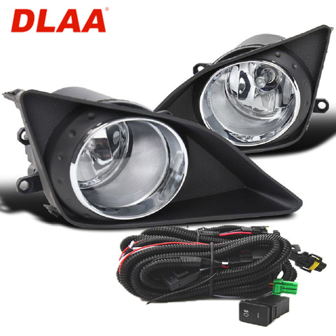For Toyota Corolla E150 2007-2010 fog lights kit with wires and button DLAA TY277E1 ► Photo 1/6