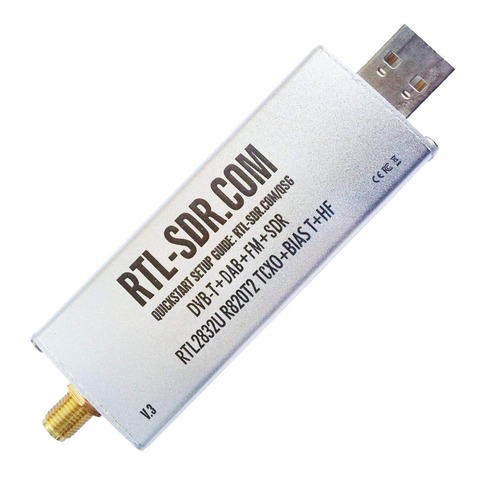 RTL-SDR Blog RTL SDR V3 R820T2 RTL2832U 1PPM TCXO SMA RTLSDR Software Defined Radio (Dongle Only) ► Photo 1/6