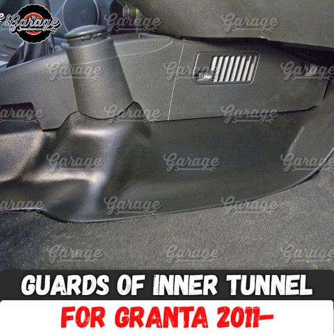Guards of inner tunnel for Lada Granta Sedan 2011-2017 ABS plastic accessories protect of center carpet trim car styling tuning ► Photo 1/5