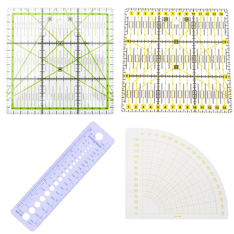 1pc Square Acrylic Sewing Ruler Quilters Fabric Cutting Rulers for Quilting,  Measuring, Cutting, and Sewing Square Ruler - AliExpress