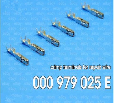 Free shipping 20/28/50/100/200/500/1000pcs/lot Crimp Terminals (pins) For Repair Wire 000979025E 000 979 025 E ► Photo 1/2