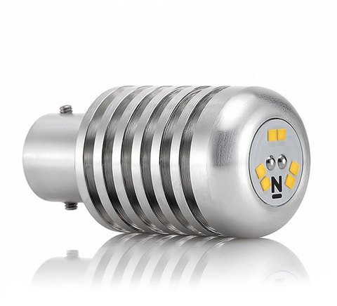 1 pc P21W-LP high power led bulb 1156 Reverse Lights Rear Light Bulb Avto Lamp 17 watt 2000 Lumen 3 year warranty Netuning ► Photo 1/6