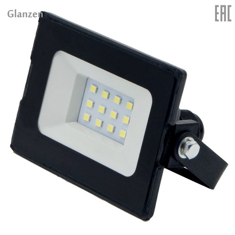 LED spotlight GLANZEN 10 W FAD-0001-10-SL 6500K IP65 ► Photo 1/3