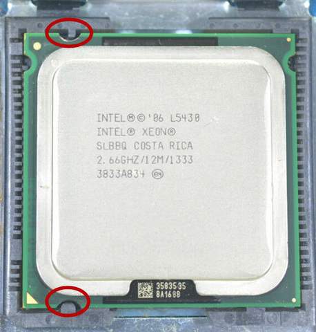 Original Intel Xeon L5430 processor 2.66GHz 12MB Quad-Core CPU equal to Q8300 Q8400 works on LGA775 mainboard no need adapter ► Photo 1/1