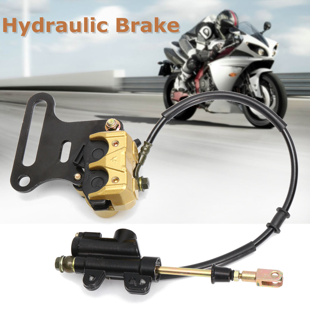 Hydraulic Rear Disc Brake Caliper System 110 125cc 140cc PIT PRO Dirt Bike 12mm ► Photo 1/6