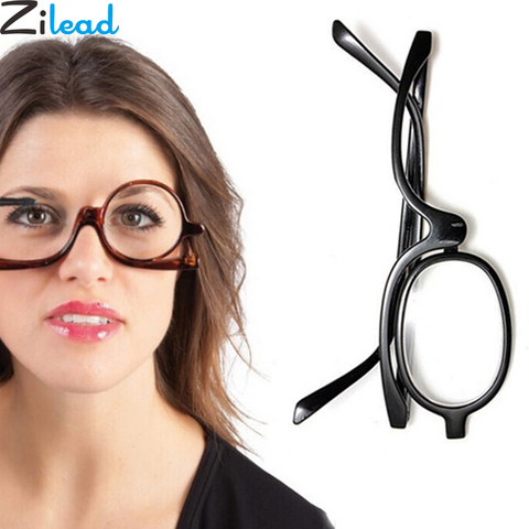 Glasses Magnifying Glasses Rotating Makeup Reading Glasses Folding  Eyeglasses Excellent