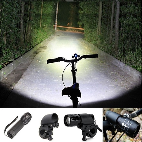 Flashlight Mount Holder For Torch Clip LED Bicycle Bike