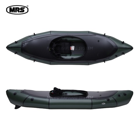 [MRS][Nomad S1D]Micro rafting systems green ultra-light inflatable packraft Kayak boat fastest speed ► Photo 1/1