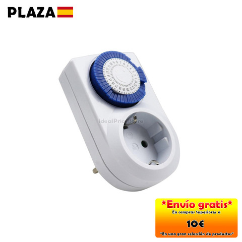 ExtraStar®Electrics Plug's Mechanic digital switch timer 24 hours 230V/16A ► Photo 1/6