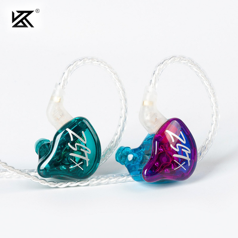 KZ ZST X 1DD+1BA Hybrid Driver In-ear Earphone Noise Cancelling Headset with 2Pin 0.75MM Connector KZ ZSX ZS10 PRO ZSN PRO ZSTX ► Photo 1/6