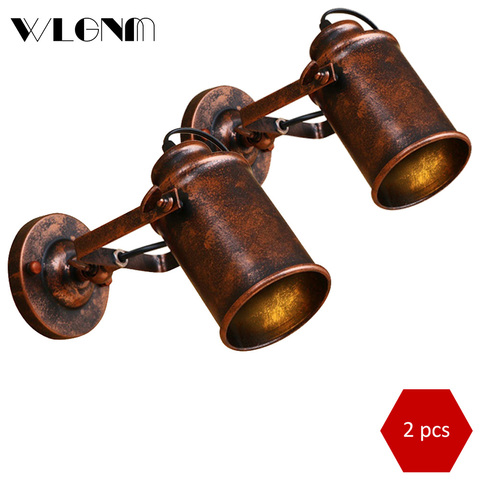 Wall lamp vintage retro wall lights industrial wall lamps loft country wall light fixtures for home cafe restaurant decoration ► Photo 1/6