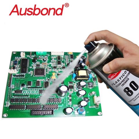 Ausbond®Plasticote 80 spray insulating protector for PCB plates ► Photo 1/3