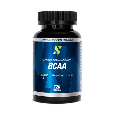 BCAA 2:1:1 STL, 120 tabl. / Sports nutrition, amino acids ► Photo 1/3