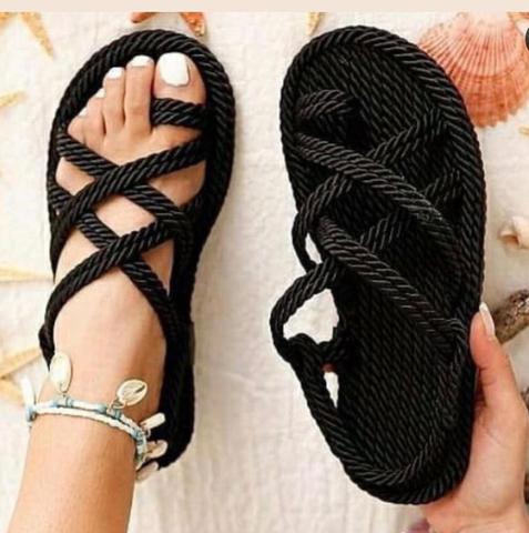 2022 Women Slippers Straw Wicker Sandals New Fashion Luxury Spring Summer High Quality Made in Turkey Yellow Black White Cream ► Photo 1/6