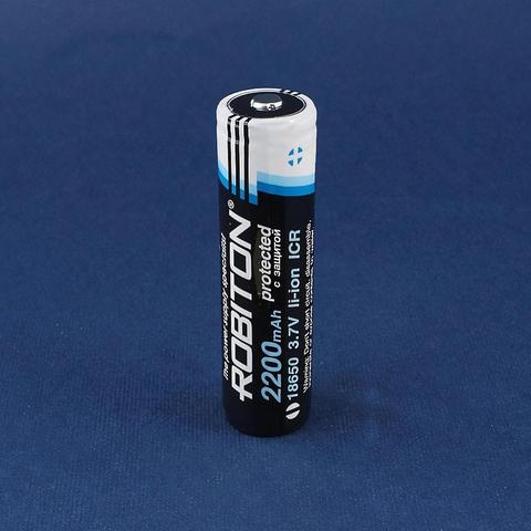 18650 robiton Lisam lithium battery pack with protection, for bulk tactical flashlights ► Photo 1/1