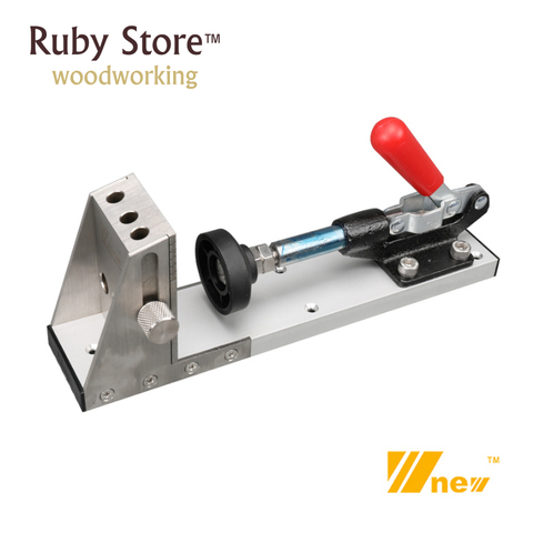 UPDATED - Heavy Duty Pocket Hole Jig Kit Gr12Mov Mold With 9mm Step Drill Bit Updated with Dust Port Connection ► Photo 1/6