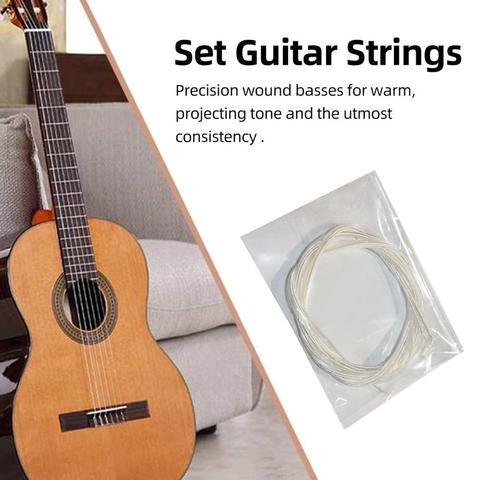 Nylon Silver Guitar Strings Set for Classical Guitar 1M 1-6 E B G D A E Guitarra Bass Parts Accessories New Dropshipping Hot ► Photo 1/6