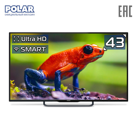 LED Television POLAR P43U51T2SCSM Consumer Electronics Home Audio Video Equipments Smart TV 4049InchTv 4k 4 k Ultra hd UltraHD ► Photo 1/5