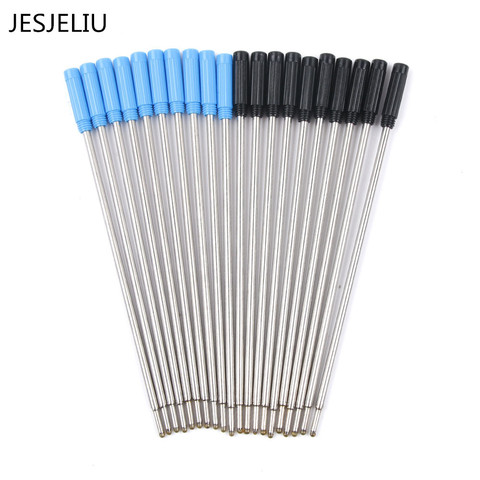 JESJELIU 10Pcs High Quality cross Style Ballpoint Pen ink Refills suit - BLACK and Blue Useful ► Photo 1/6