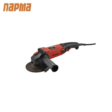 Angle machine (Bulgarian) ПАРМА УШМ-01-125/800, 800 W, 125mm, 11000 rev/min (02.026.00004) for grinding or cutting metal Electric portable grinder Angle drive grinder ► Photo 1/2