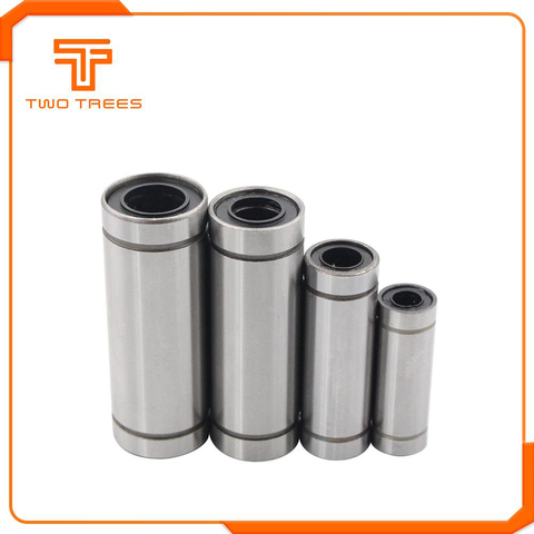 2pcs/lot Linear Ball Bearings LM6LUU LM8LUU LM10LUU LM12LUU 6mm 8mm 10 Part Bush Bushing 3D Printers Parts Aluminum Accessories ► Photo 1/3