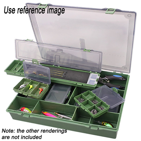 Outdoor Waterproof Fishing Lure Storage Box Set Carp Fly Bait Container Tackle Case Container ► Photo 1/6