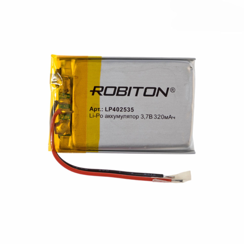 Li-ion polymer battery lp402535 robiton, Li-Pol prism with protection circuit ► Photo 1/1