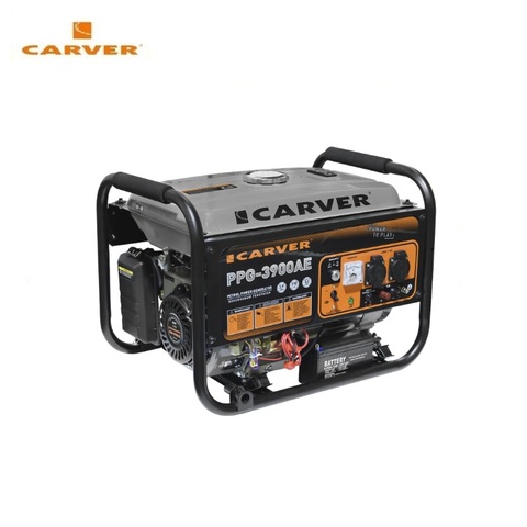 Petrol power generator CARVER PPG-3900AE Power home appliances Backup source during power outages ► Photo 1/4