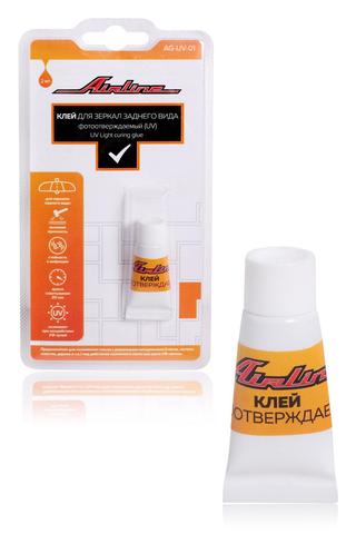 Adhesive for rear-view mirrors, Photocuring (UV), 2 ml. AIRLINE AG-UV-01 ► Photo 1/1