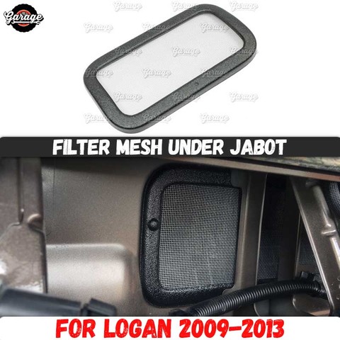 Filter mesh new look for Renault Logan 2009-2013 jabot ABS plastic accessories guard cover protective pad car styling tuning ► Photo 1/6