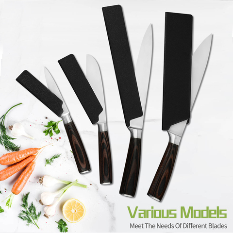 4-Piece Universal Chefs Knife Edge Guards Food Safe ABS Plastic Material Professional Home & Chef Kitchen Knife Covers BPA-Free ► Photo 1/6