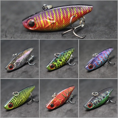 wLure 4cm 4.6g Tiny Lipless Hard Lure Carp Fishing Fly Fishing Bait Tail Hook Sinking to Bottom Lure Fishing L666 ► Photo 1/6