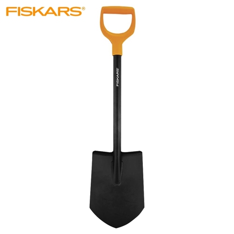 Shovel штыковая укороченная Fiskars Solid tools showel garden tools shovel for earthworks snow showel ► Photo 1/3
