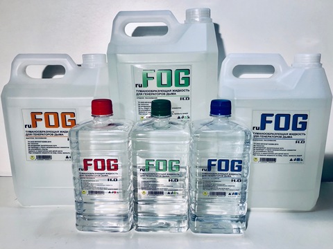 RuFOG Liquid for smoke machines, generators, fog, smoke liquid 5 L ► Photo 1/6