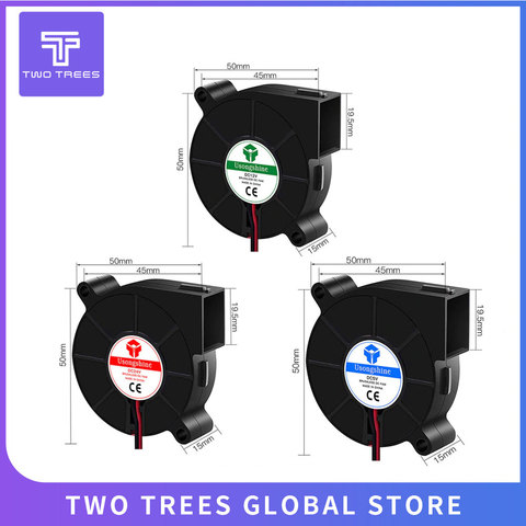3D printer turbine Fan Cooling fan 5015 ( 50*50*15mm ) FanSide Blower Fan extruder hotend cooling Turbo fans 3D printer 0.15A ► Photo 1/5
