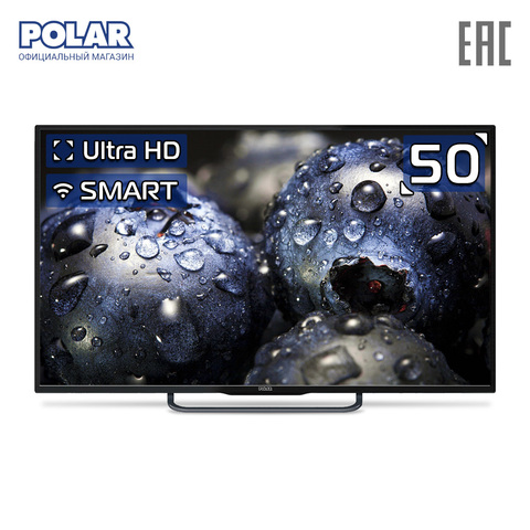 LED Television POLAR P50U51T2SCSM Consumer Electronics Home Audio Video Equipments Smart TV 5055InchTv 4k 4 k Ultra hd UltraHD ► Photo 1/5