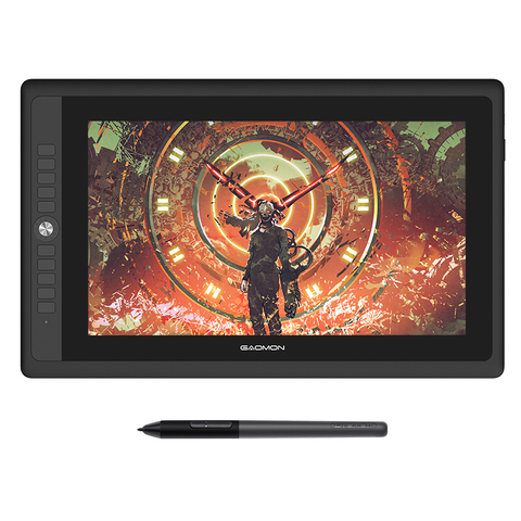 GAOMON PD156PRO Graphics Tablet Display for Drawing 15.6” Full-Laminated IPS HD Screen with 8192 Levels Battery-Free Pen ► Photo 1/6
