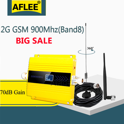 Mini LCD GSM 900Mhz 2G Repeater UMTS 3G Mobile Phone Signal Booster Repeater Cellular Signal gsm 900 2g Amplifier Sucker Antenna ► Photo 1/6