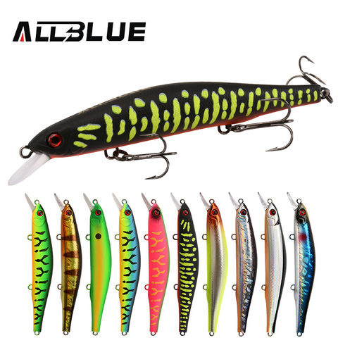 ALLBLUE VULCAN 110SP Suspend Wobbler 17g/110mm Magnetic Drive System Longcast Minnow Pike Bass Hard Plastic Fishing Lure Tackle ► Photo 1/6