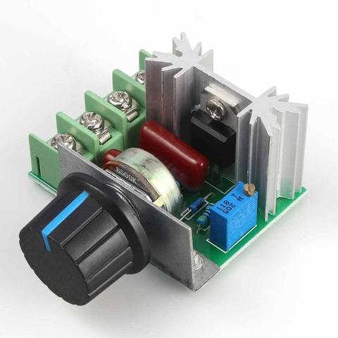 Voltage regulator 2000 Watt 50 - 220 Volt Dimmer SCR Power regulator, motor speed controller ► Photo 1/4