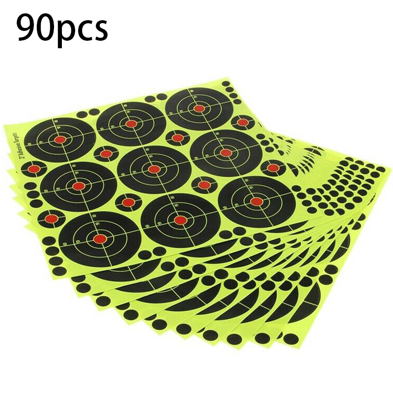 250pcs/Roll Self-adhesive Shooting Targets 7.5cm 3inch Reactive Target Sticker 