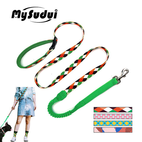 Dog Leash Running Hands Free Elastic Reflective Training Pet Bungee Dog Lead Leash For Dogs Extendable Strong Leads Pet Leashes ► Photo 1/6