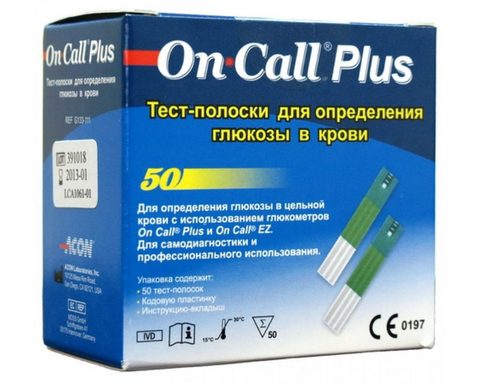 Test strips he Call Plus (on Call Plus) No. 50 ► Photo 1/1